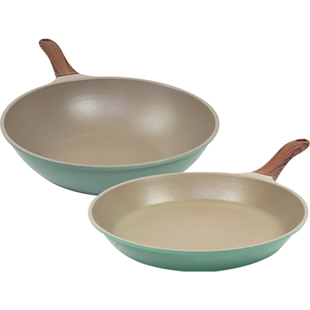 키친아트 본 우드 파스텔 다이아 프라이팬 세트 2개 32,020원