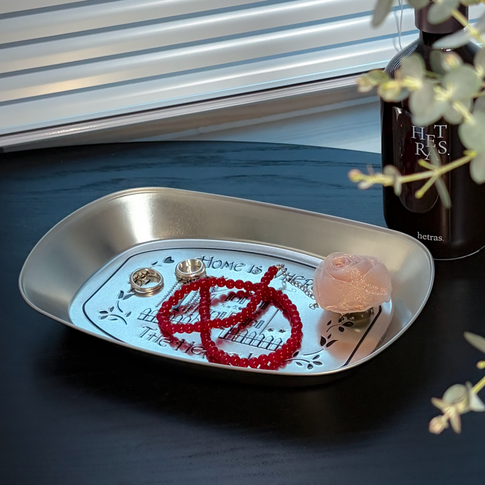 도어룸 빈티지 철제 트레이 인테리어 쟁반 악세사리 보관함 소품 트레이 9,800원