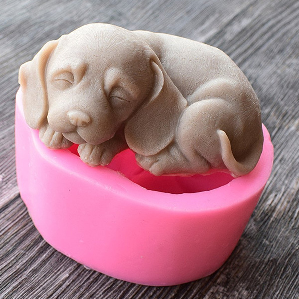 실리콘 몰드 HB_아기비글 1구 석고방향제 비누 18,300원