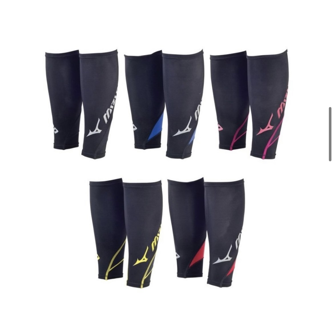 미즈노 종아리 보호대 축구 달리기 배드민턴 (종아리 슬리브/2개입), 블랙핑크, 1개 49,000원