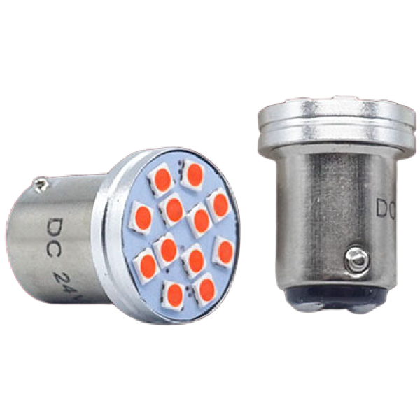 삼항LED 24V용 3030 하이파워 싱글/더블 전구LED / 깜빡이등 브레이크등 미등 S25타입 전구, 레드, 1개 5,400원