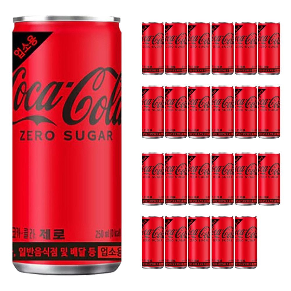 코카콜라 제로 업소용 슬릭 245mlx24캔 tab+5703Jf 20,820원