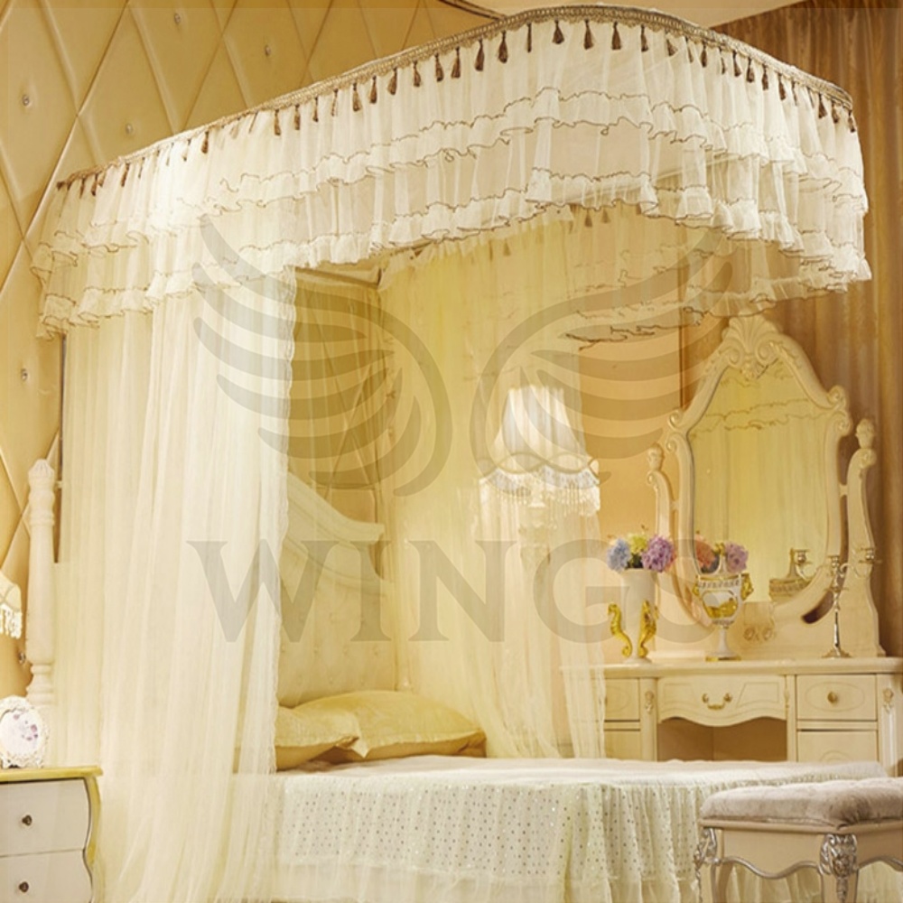 스위트룸 레일형 침대 모기장(200x220cm) (베이지) 모기장텐트 194,780원