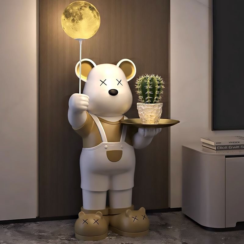 Nurom 도베르만 사이드 테이블 거실 협탁 인테리어 장식품 트레이 대형 곰돌이 무드등 집들이 개업 선물 158,000원