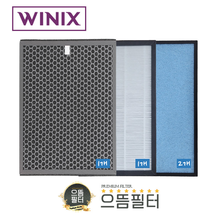 으뜸 국내산 위닉스 AEH-SC441 퓨어441 호환필터, 1세트, 헤파1+탈취1+미디움2 46,700원