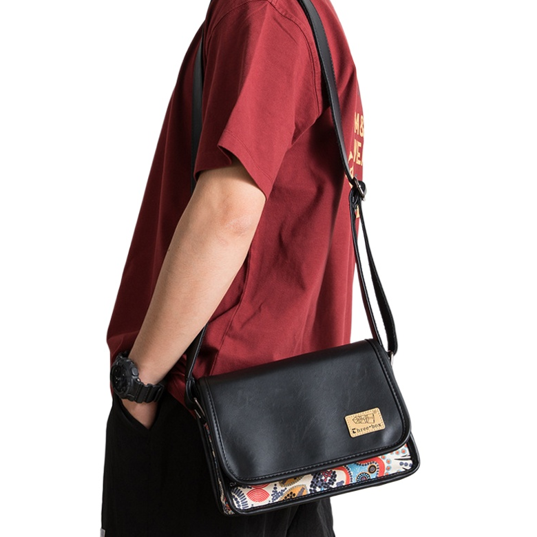 MC 남녀 패션 그래피티 배색 숄더 메신저백 54,900원