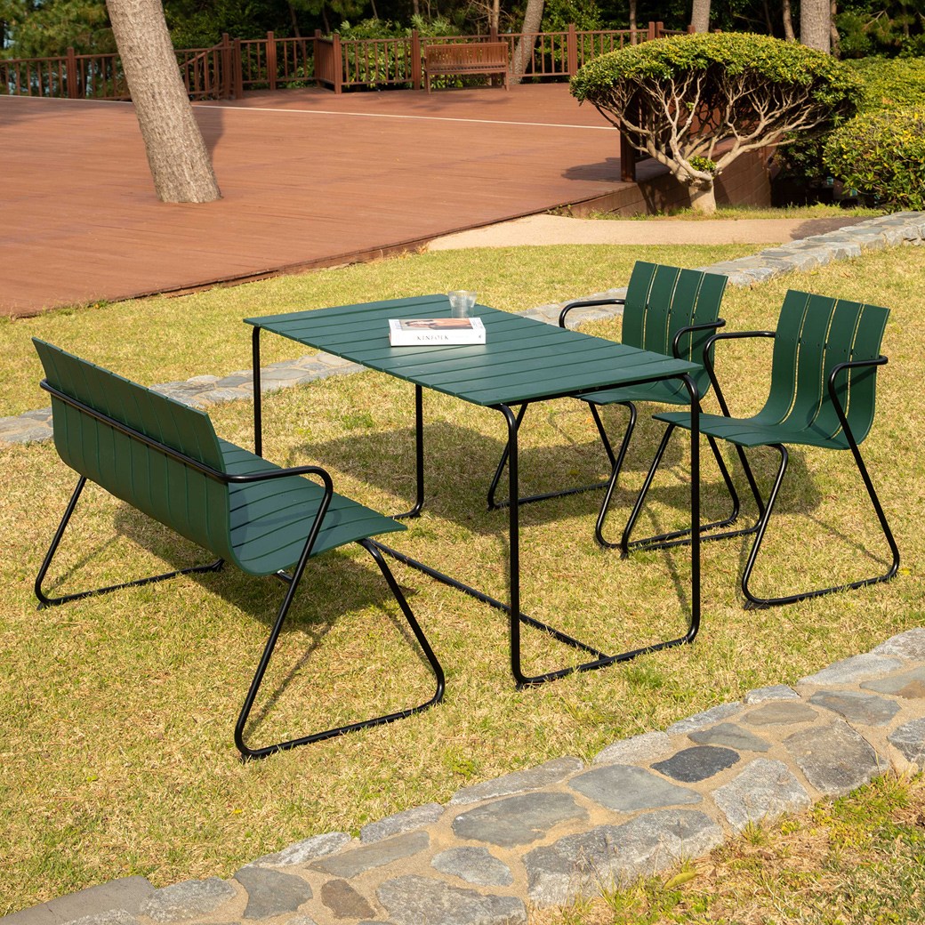 오션 4인용 야외세트 카페 테라스 정원 야외벤치 의자 야외테이블세트 451,000원