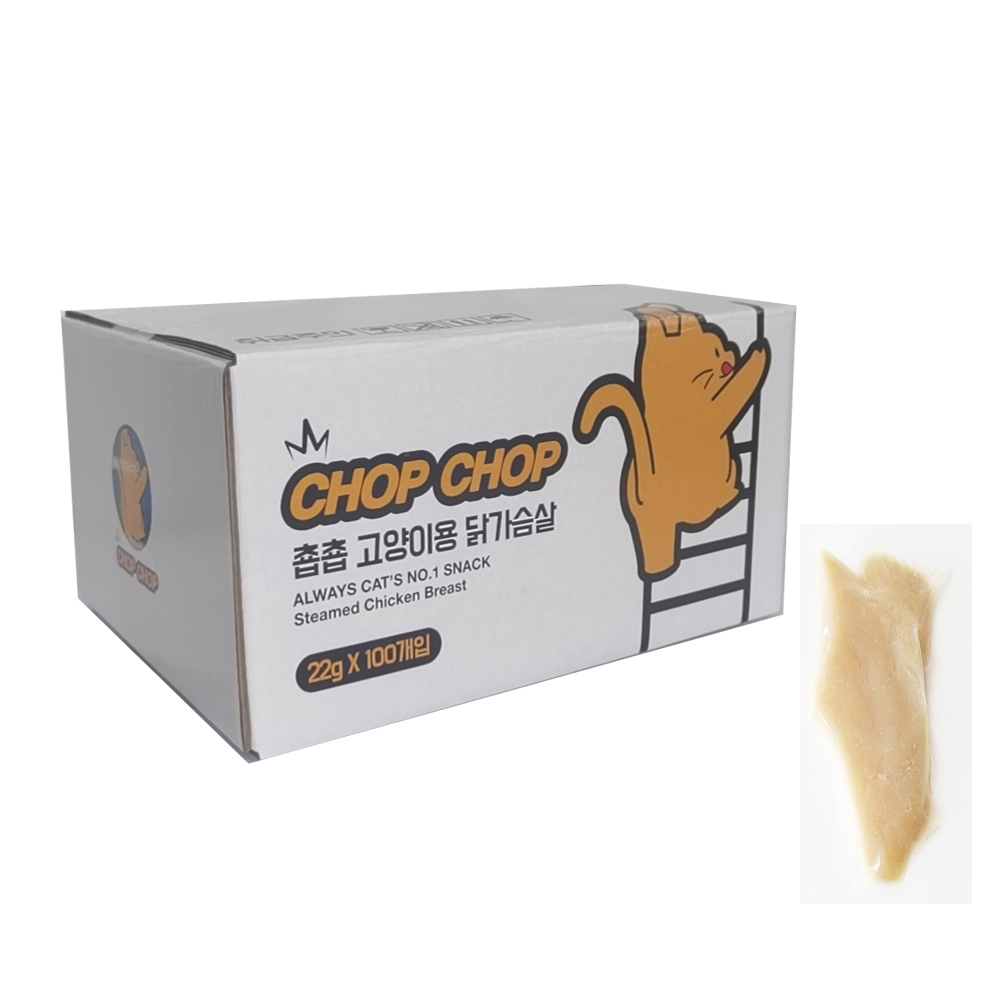 춉춉 고양이용 닭가슴살, 닭가슴살, 100개, 22g 29,480원
