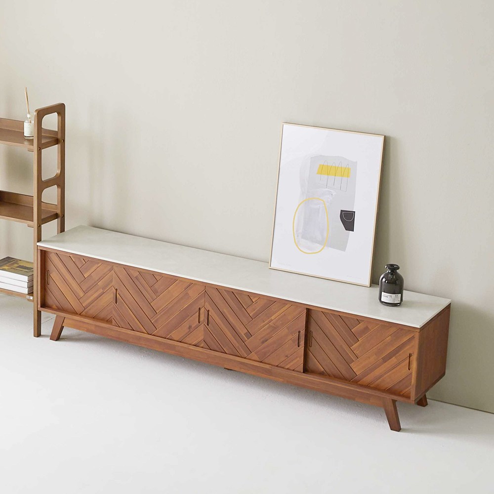 더끌림 레아 2000 포세린 세라믹 아카시아 거실장 IKLAA5, 브라운 355,000원