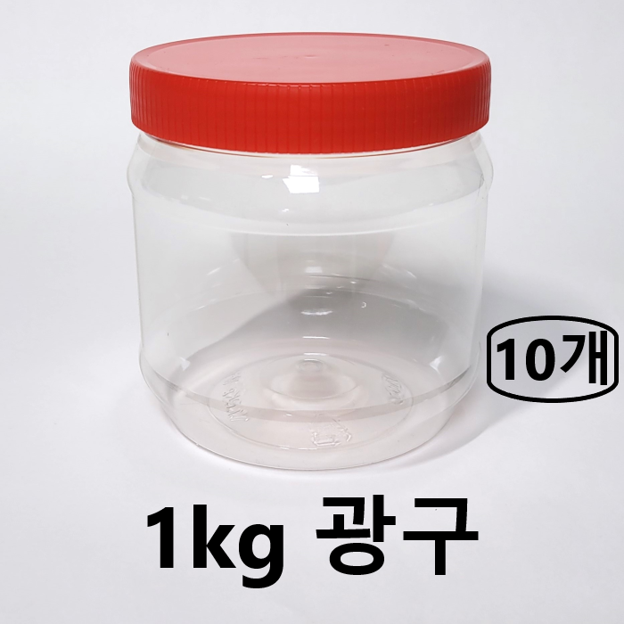 SD 젓갈통 1kg 광구용기 고추장통 된장통 PET용기 김치통 깍두기통 배송비X 9,500원