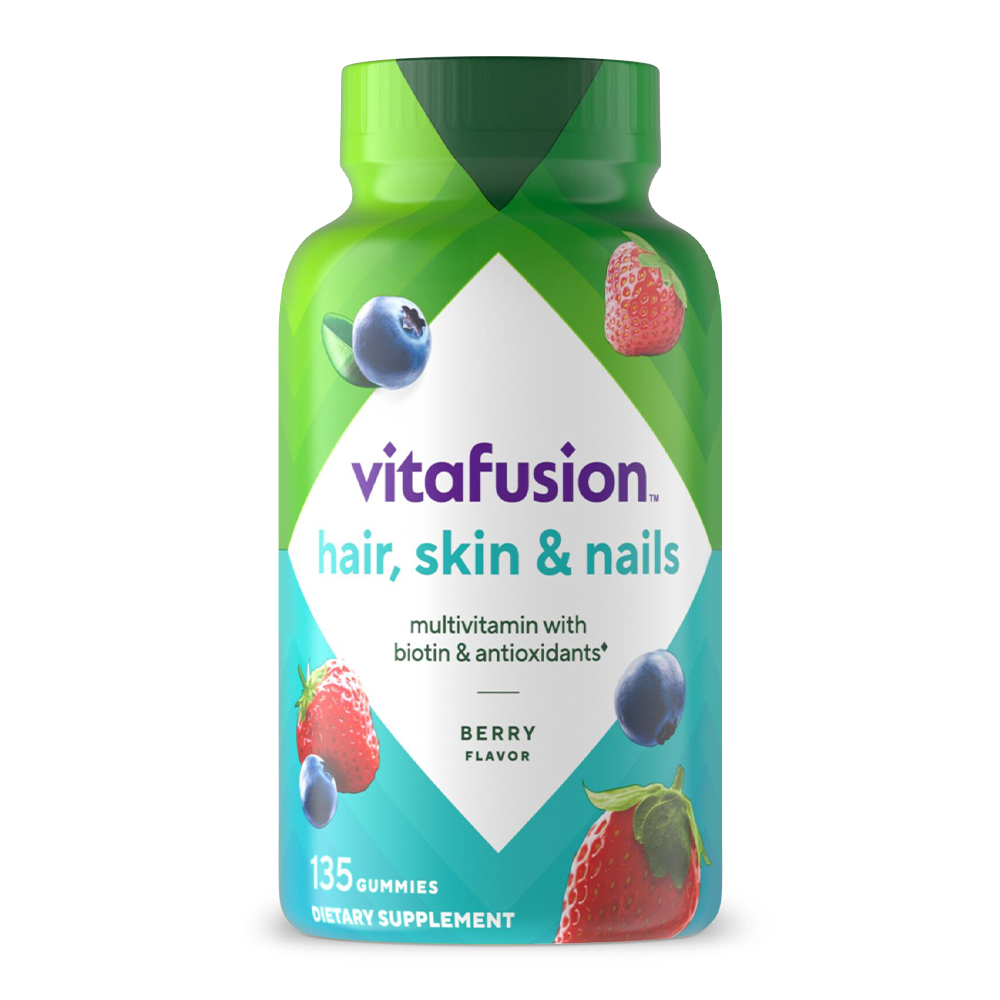 비타퓨전 고져스 헤어 & 스킨 네일즈 멀티비타민 라즈베리 맛 구미, 1개, 135정 29,280원
