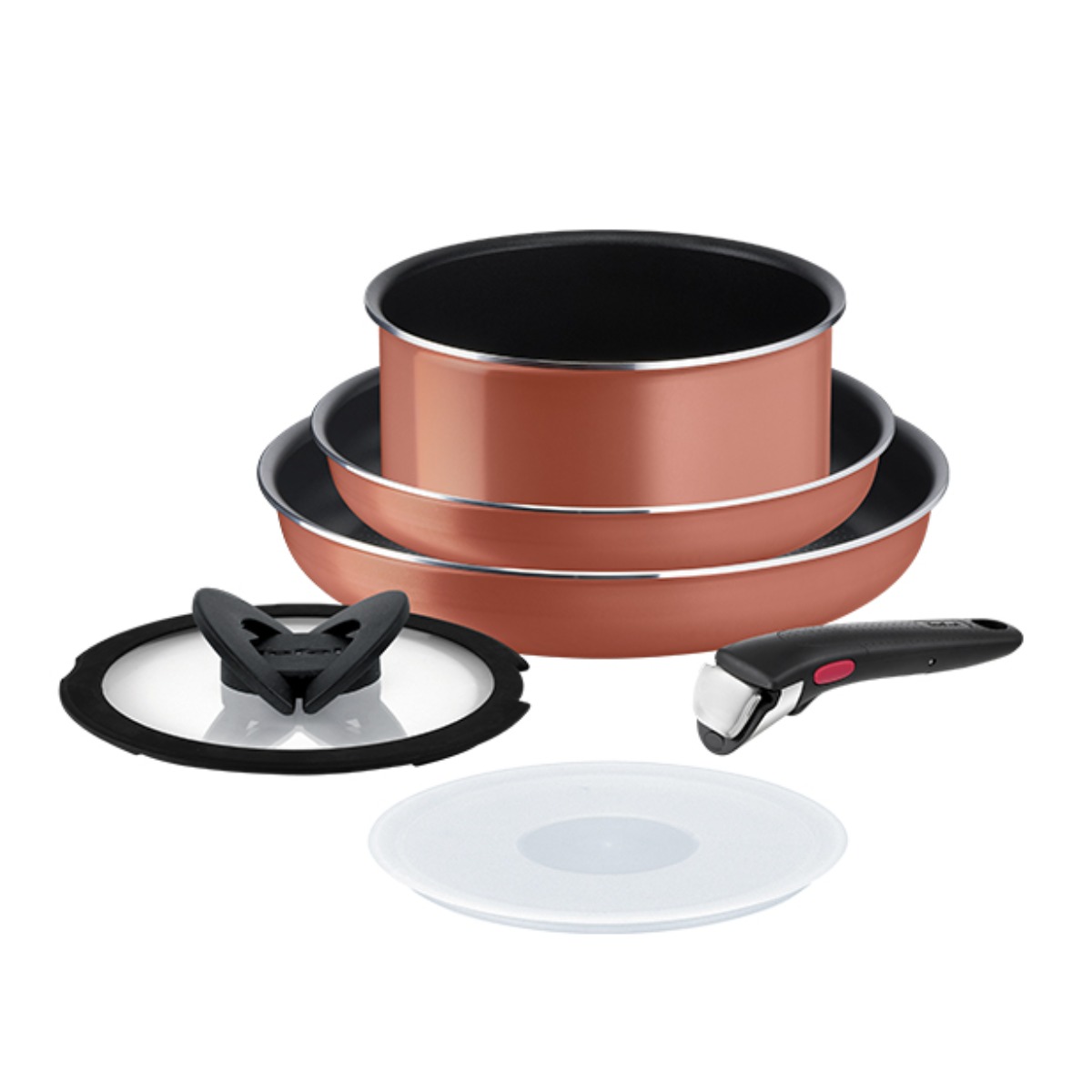 테팔 매직핸즈 엑스엘 포스 레드코랄 프라이팬 멀티 6P 세트 (프라이팬 22cm + 프라이팬 26cm + 편수냄비18cm + 유리뚜껑18cm + 밀폐뚜껑18cm + 분리형 손잡이), 6P, 레드 코랄 68,880원