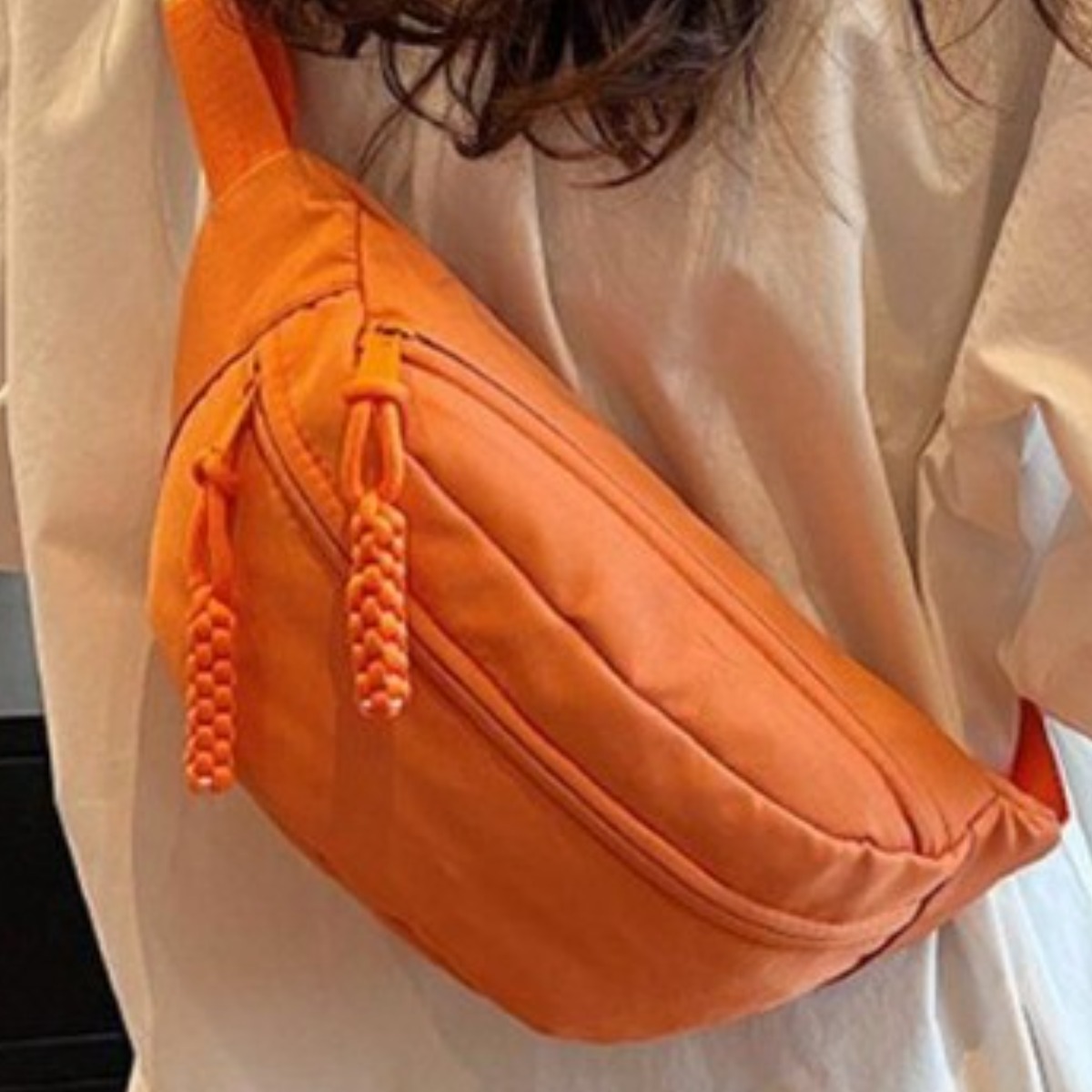 엠에이 남녀공용 캐주얼 트렌디 심플 베이지 무지 크로스백 28,300원