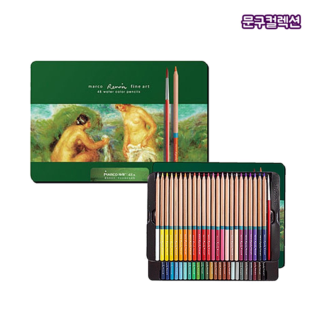 MARCO 르누아르 전문가용 수채 색연필 NCW48 82,400원