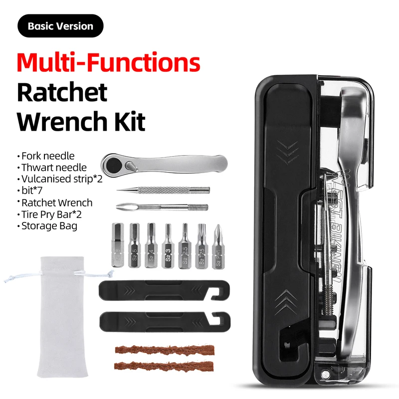 웨스트 바이킹 미니 자전거 수리 도구 세트 고강도 다기능 렌치 키트 휴대용 타이어 32,110원