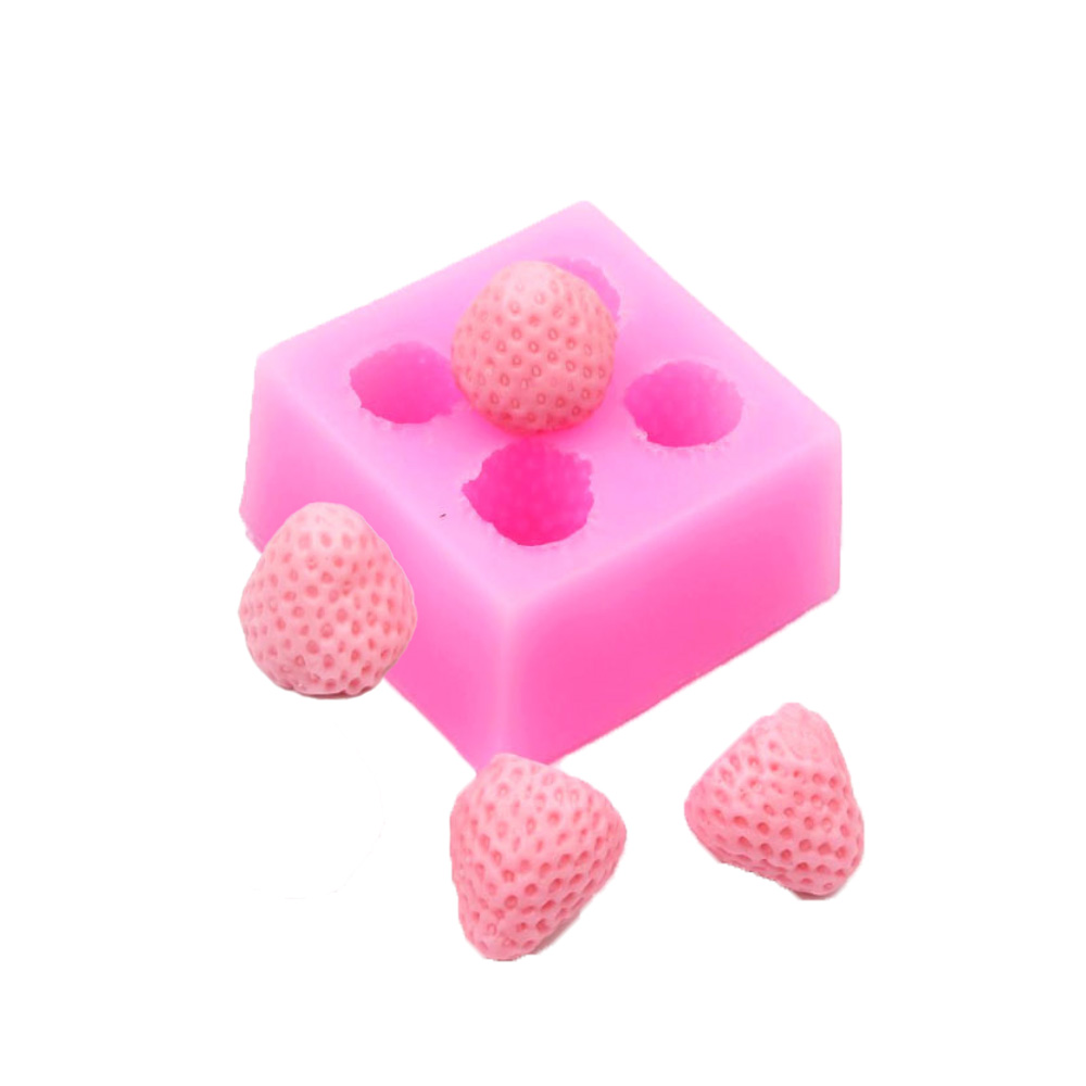 실리콘 몰드 딸기25mm 4구 석고방향제 비누 틀 재료 7,120원