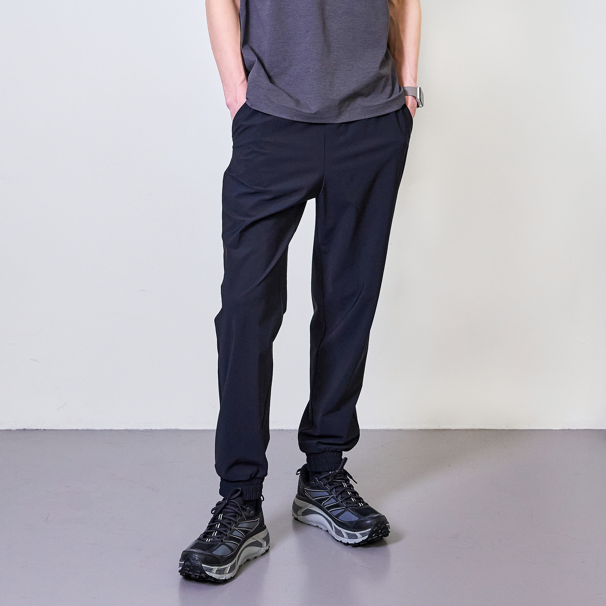 베이직하우스 남성용 수퍼 스트레치 밴딩 스판 조거 팬츠 L1PT0151 24,660원