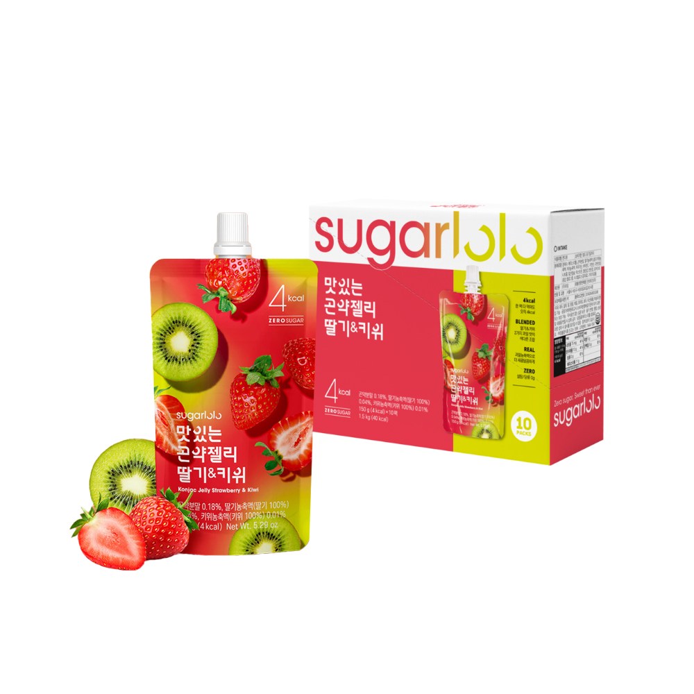 인테이크 슈가로로 맛있는 곤약젤리 딸기&키위 32,400원