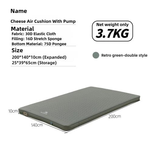 마운틴하이커 10cm 자충식 에어매트 | 싱글/더블 캠핑 슬리핑 패드 (8가지 옵션) 142,850원