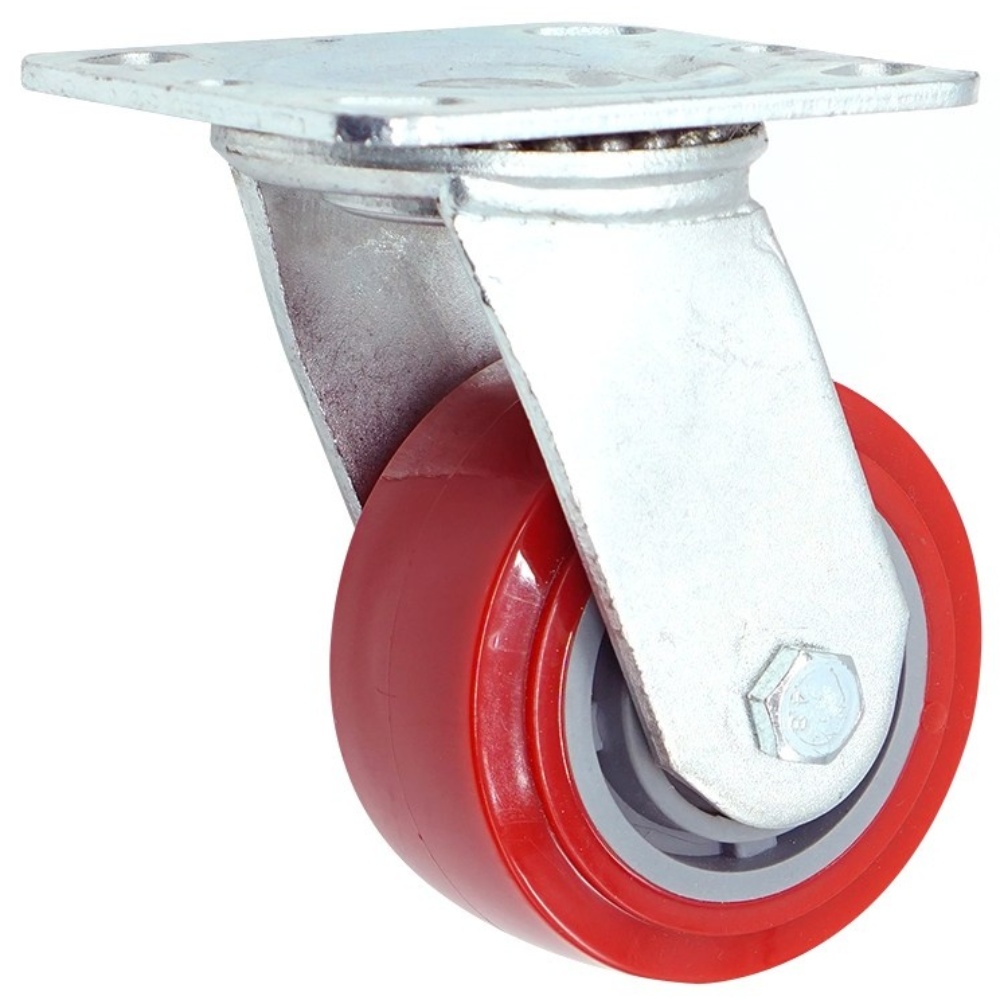 고중량 적색 캐스터 회전형 10cm(4인치), 1개 11,500원