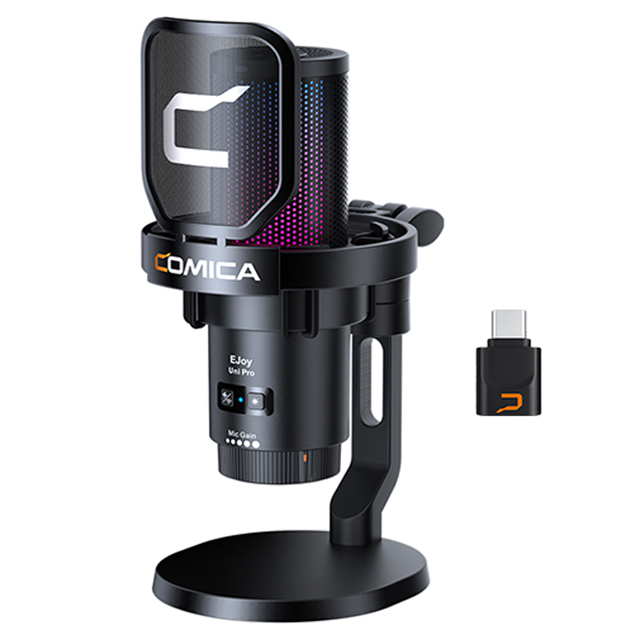 코미카 스탠딩 무선 콘덴서 마이크 게이밍 디스코드 블랙, 1개, Ejoy Uni PRO D 80,000원