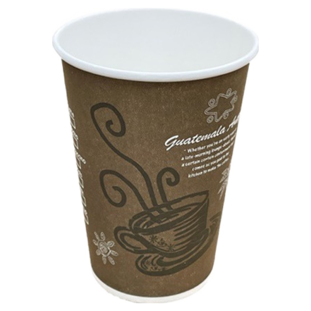 더컵 커피브라운 인쇄종이컵 390ml, 1개 37,800원