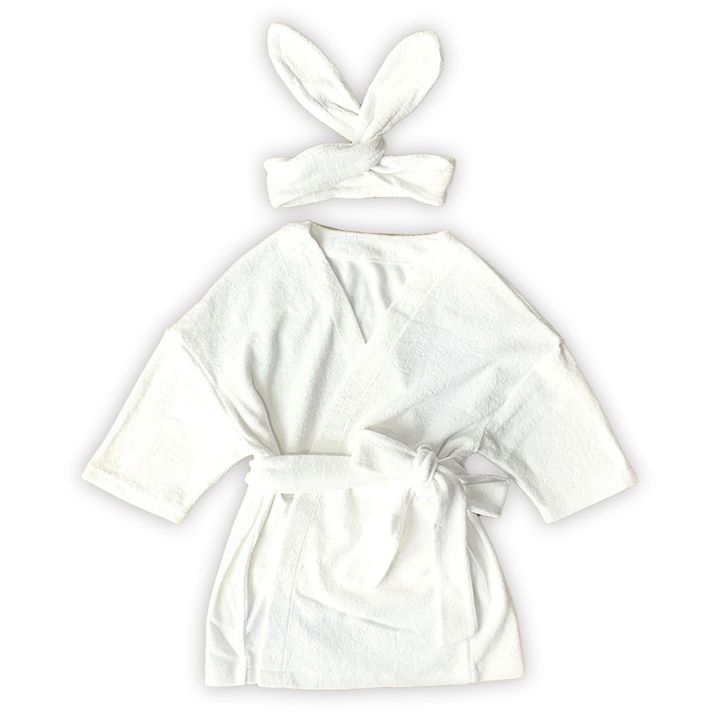 유아용 소프트 대나무 밤부 버블 타월 가운 3종 세트 XS 32,000원