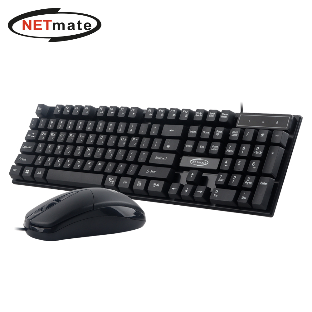 강원전자 Netmate USB 유선 키보드·마우스 세트 NM-KMS02 6,200원