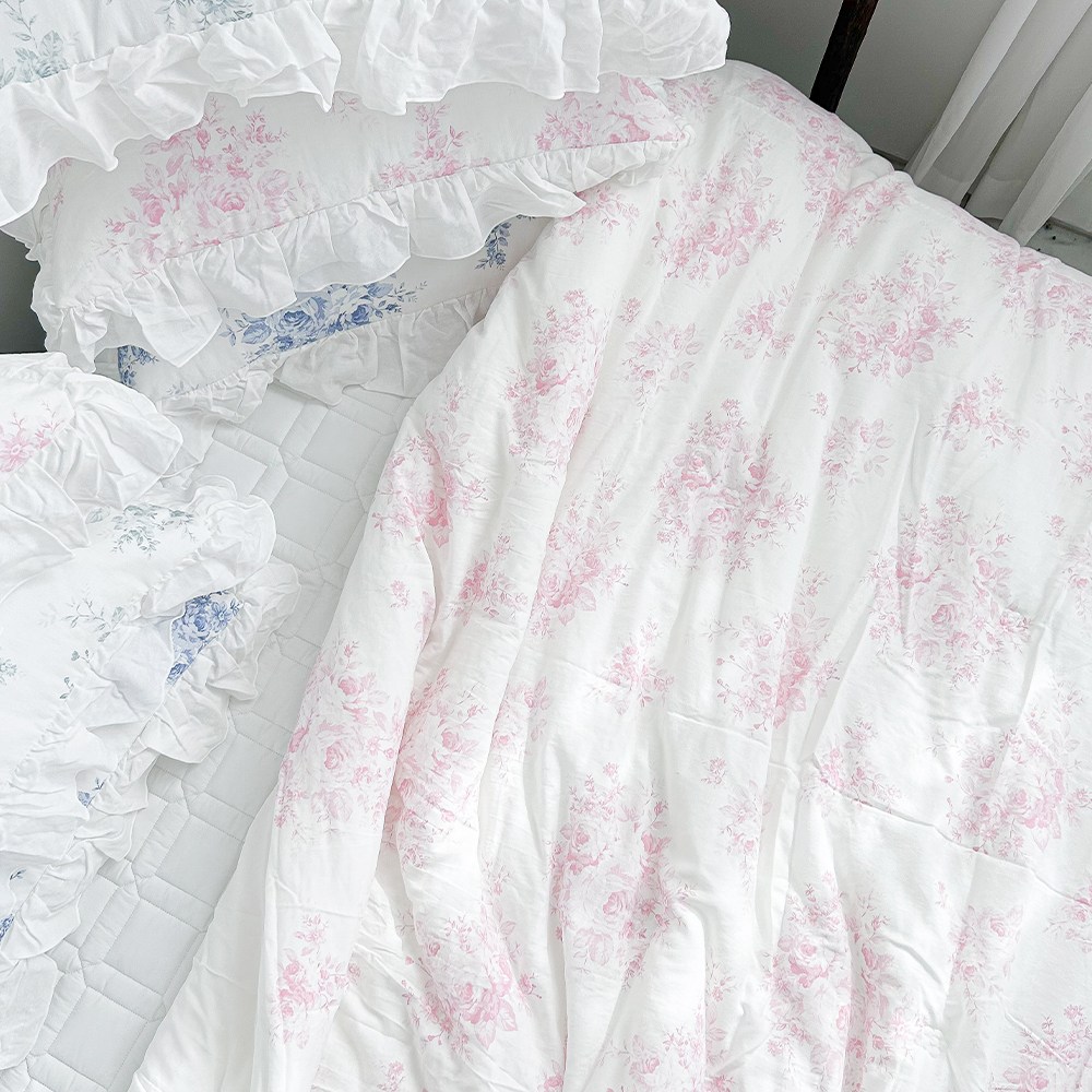 플라워이불 엔틱 린넨 모달 고급 차렵이불 순면이불 256,600원