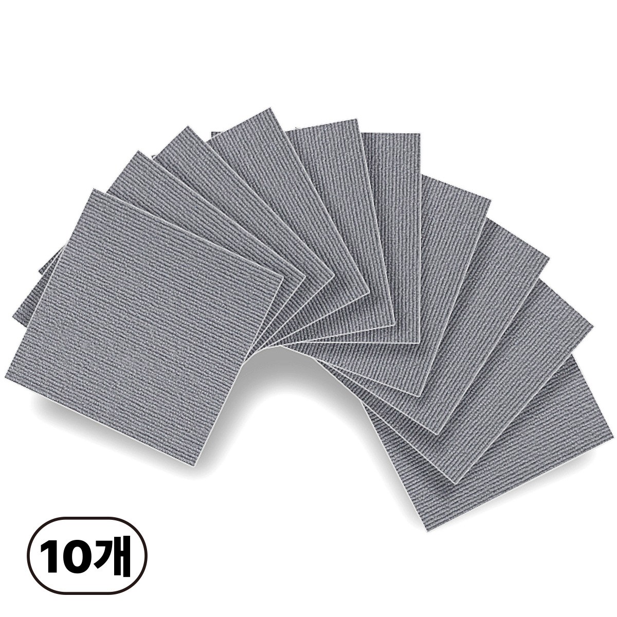 에이제이케이 [정품] 논슬립 흡착식 미끄럼방지 바닥 조각매트, 라이트 그레이, 10p 15,800원