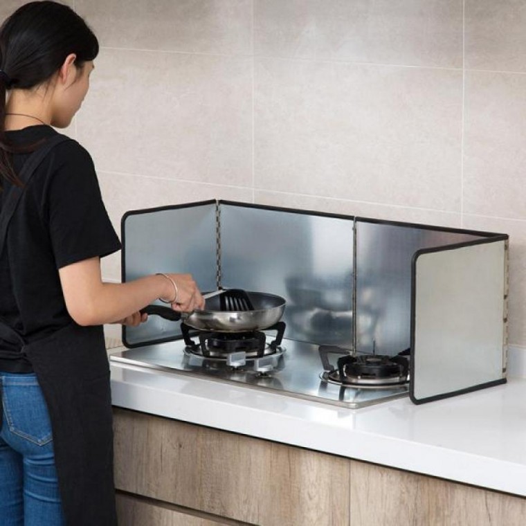 스테인레스 가스렌지 가림막 기름 튐 방지 버너 바람막이 스텐 가드 인덕션 싱크대, 1개 39,500원