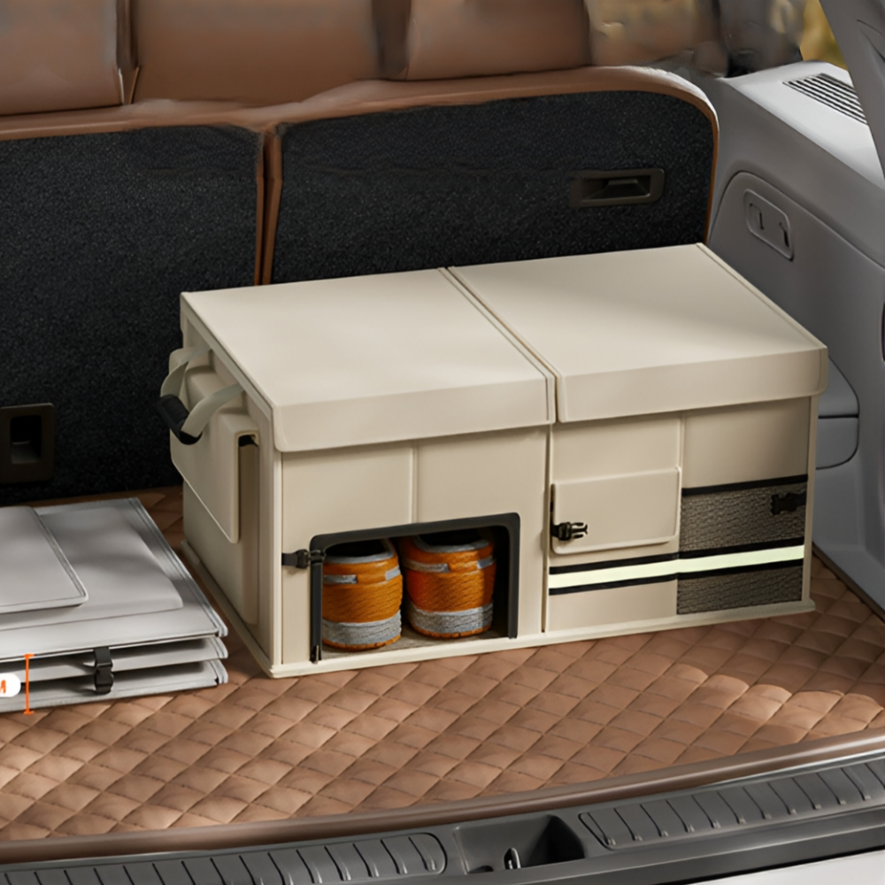 월드판다 다용도 폴딩형 접이식 자동차 트렁크 정리 신발 수납함, 블랙 25,180원