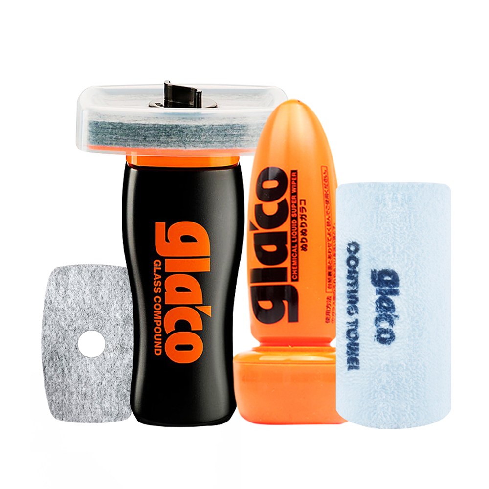 소프트99 글라코 유리관리 세트 유막제거제 G47플러스 + 발수코팅제 G4X플러스 28,000원