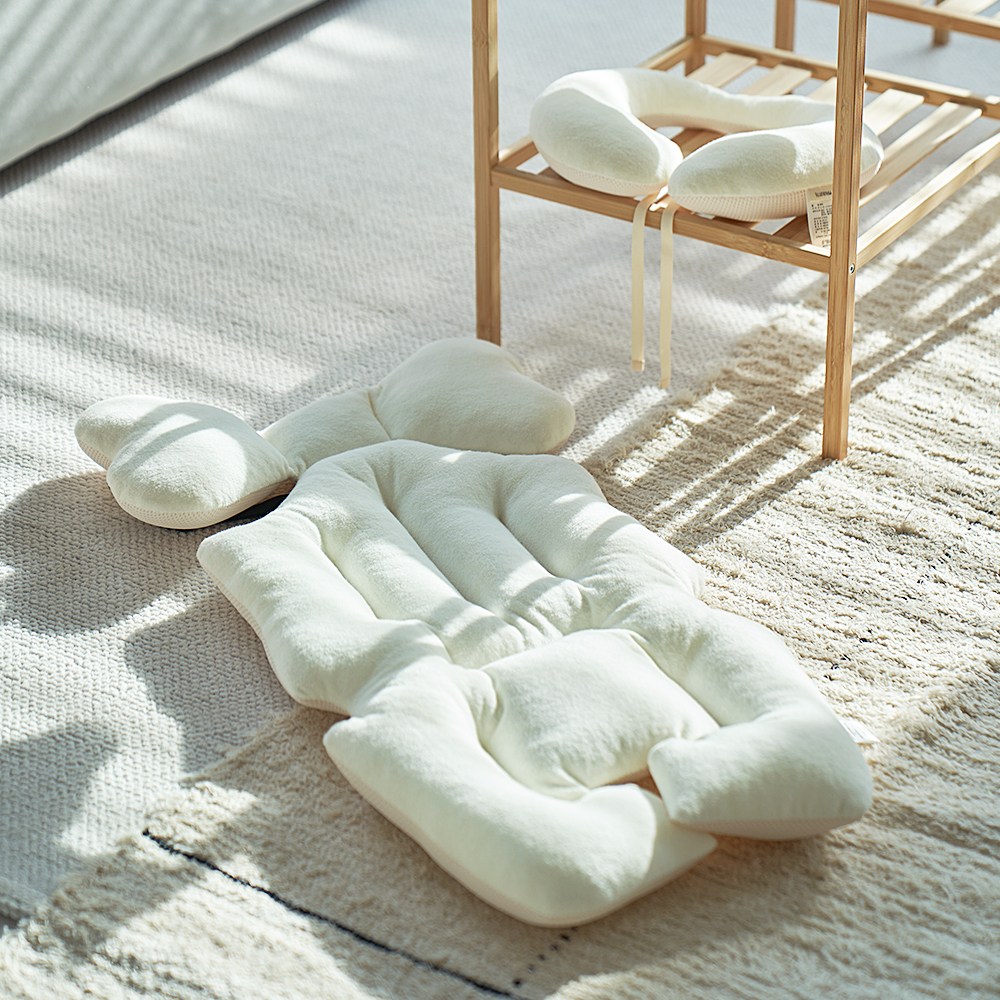 마롤로뜨 테리 유모차 라이너 사계절 양면 쿨시트, 1개, 무지 아이보리_사계절 테리 라이너 39,900원