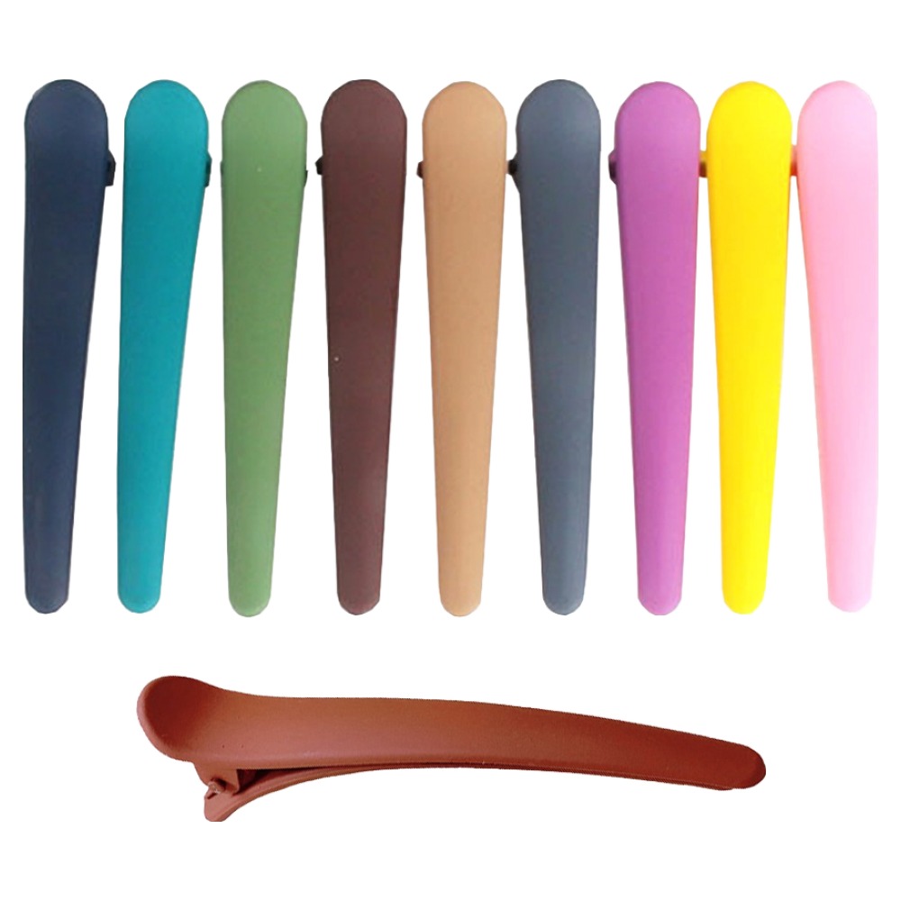 걸핀스 매트 컬러풀 심플 미용 집게핀 985 10P 세트 4,900원