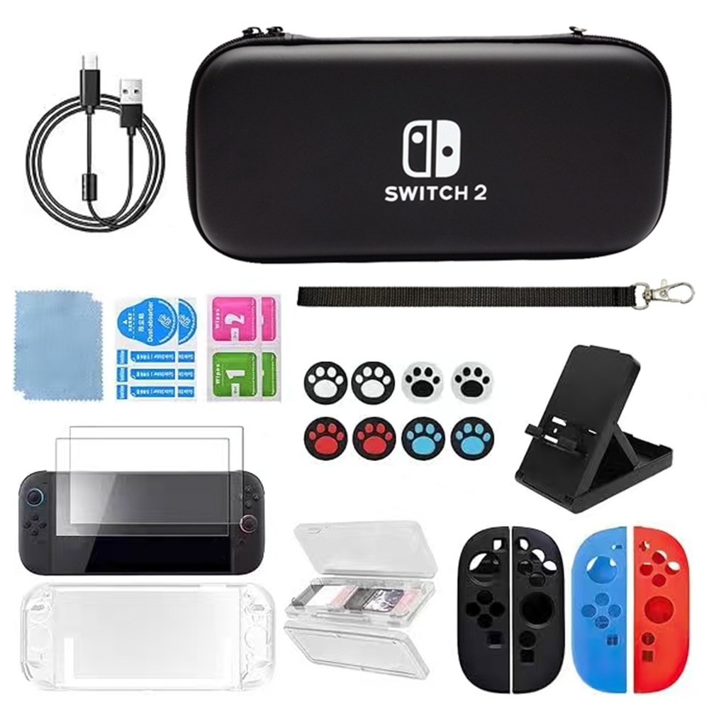 펀토피아 닌텐도 스위치2 액세서리 세트 10종 케이스 파우치, 1개, 혼합색상, 단일삼품 16,800원