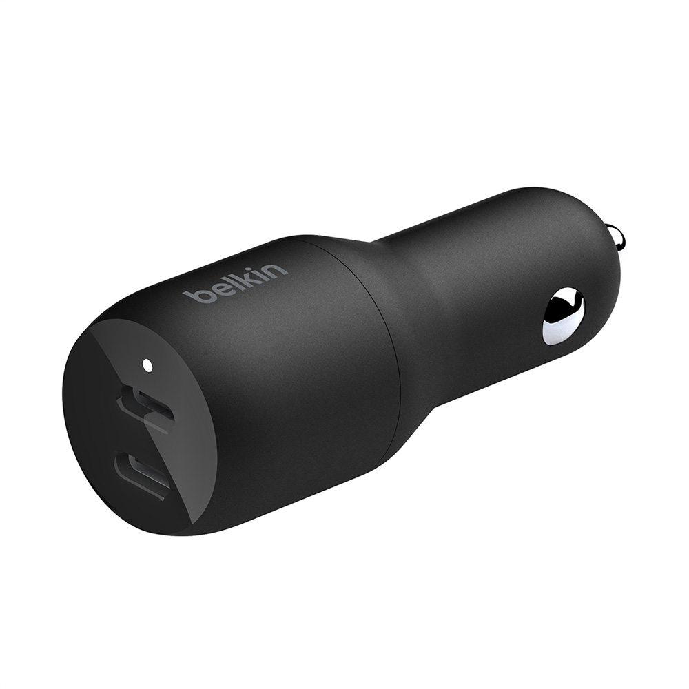 벨킨 부스트업 36W 듀얼 USB C타입 차량용 고속 충전기, CCB002qcBK, 블랙 28,900원