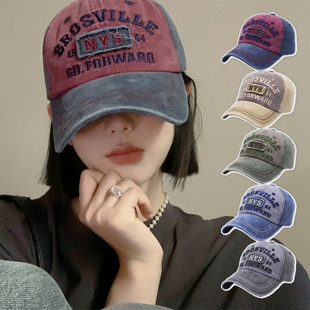 미다미 브로스빌 투톤 포인트 워싱 남녀공용 볼캡 (5컬러) 18,900원