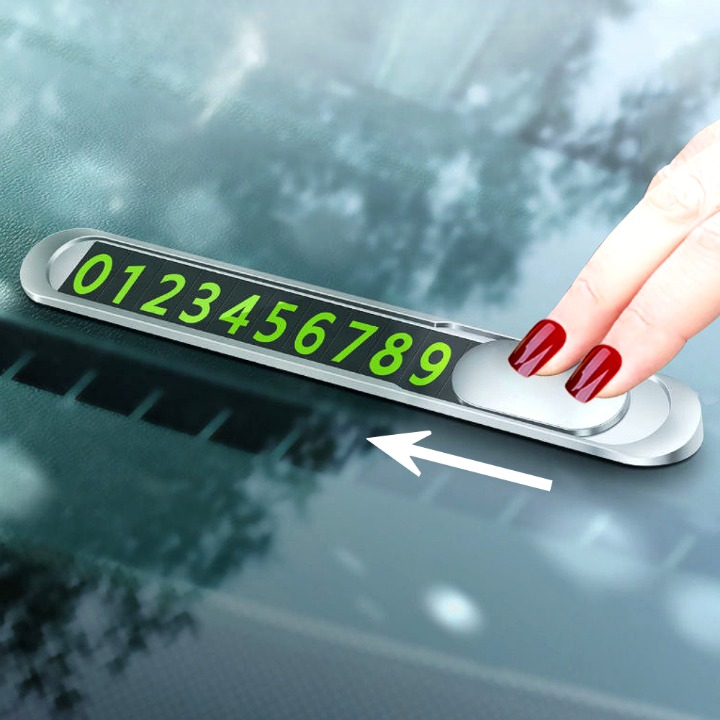 픽앤비 번호숨김 야광 고온방지 주차번호판, 1개, 실버 11,400원