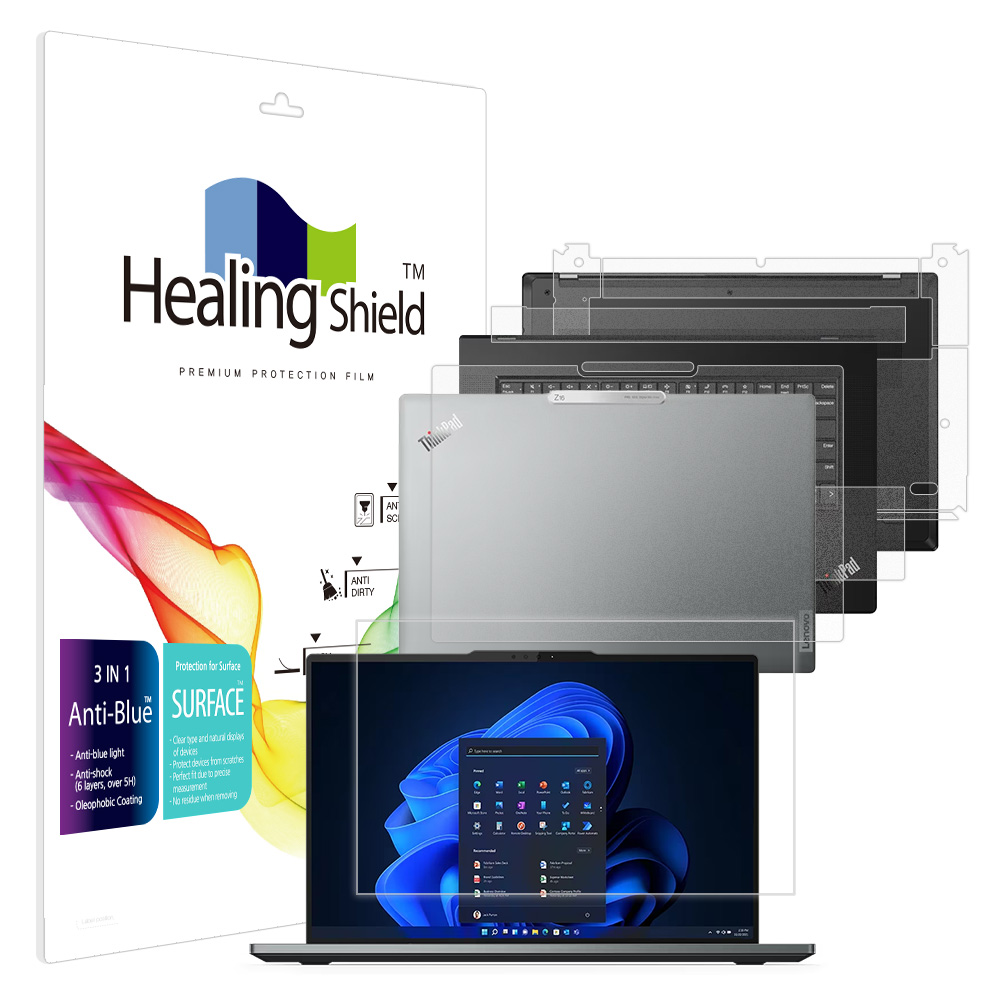 힐링쉴드 레노버 씽크패드 Z16 논터치 블루라이트차단 액정보호필름1매 외부3종, 1개 58,320원
