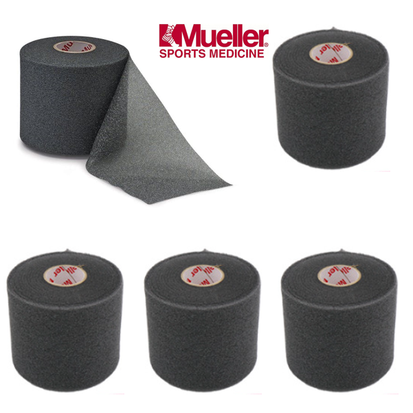 Mueller MWrap 언더랩 라켓 그립 스펀지 쿠션 테이핑 발목 손목 압박 부상방지 보호, 5개, 블랙 17,600원