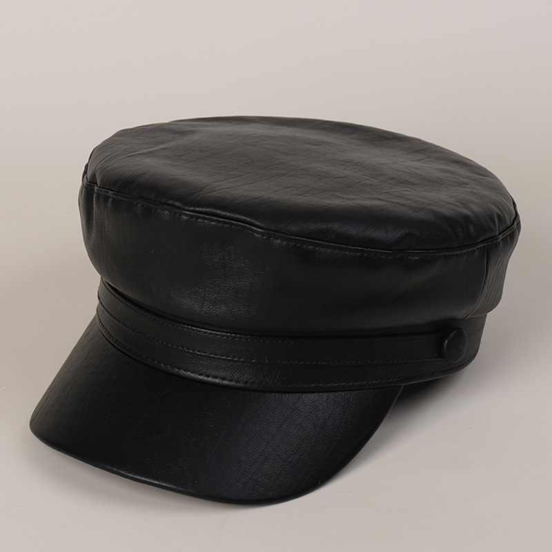 차차앤코 프리미엄 레더 마린캡 패션피플 필수템 얼굴작아보이는 가죽모자 32,900원