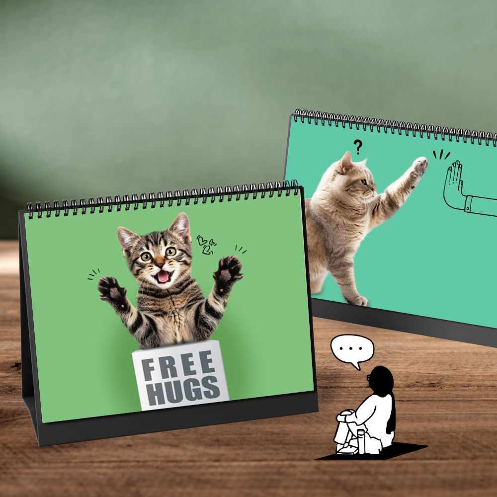 고양이 탁상달력 귀여운 냥이 인테리어 2026 캘린더 책상 사무실용 선물 18,900원