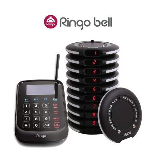 링고벨 원형진동벨 10개+전송기 세트 카페호출벨 커피숍호출벨 GP-101R 10C + GP-2000T, 1개 616,000원