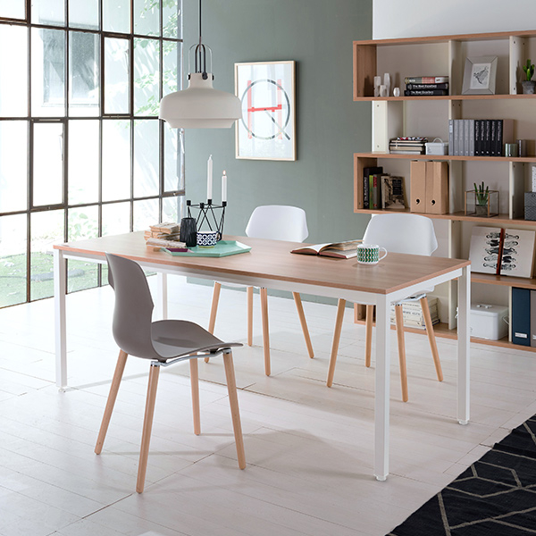 [두닷] 콰트로 1808G 데스크, 덴버오크:에어화이트 179,000원