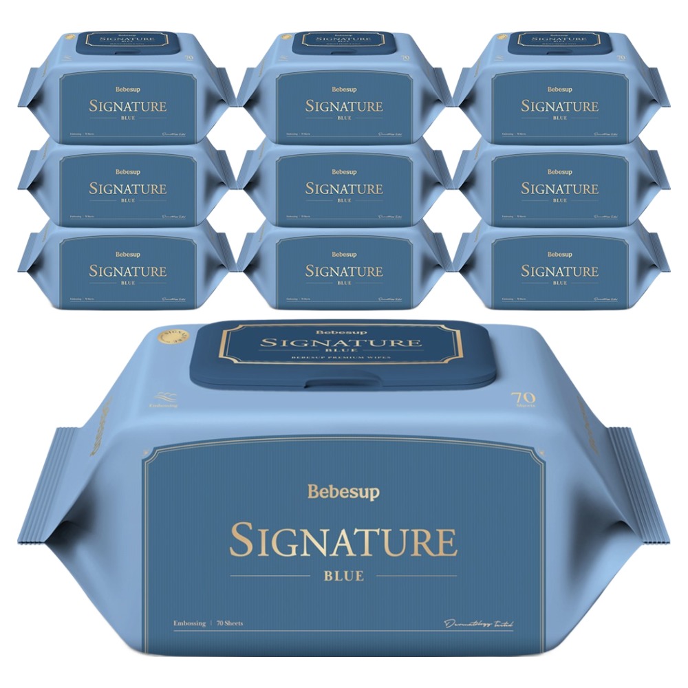 베베숲 시그니처 블루 유아물티슈 캡형 23,900원