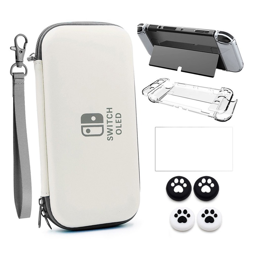 LEPOID 스위치 수납 파우치 + HD 강화 유리 보호 필름 세트 Switch OLED 10,990원