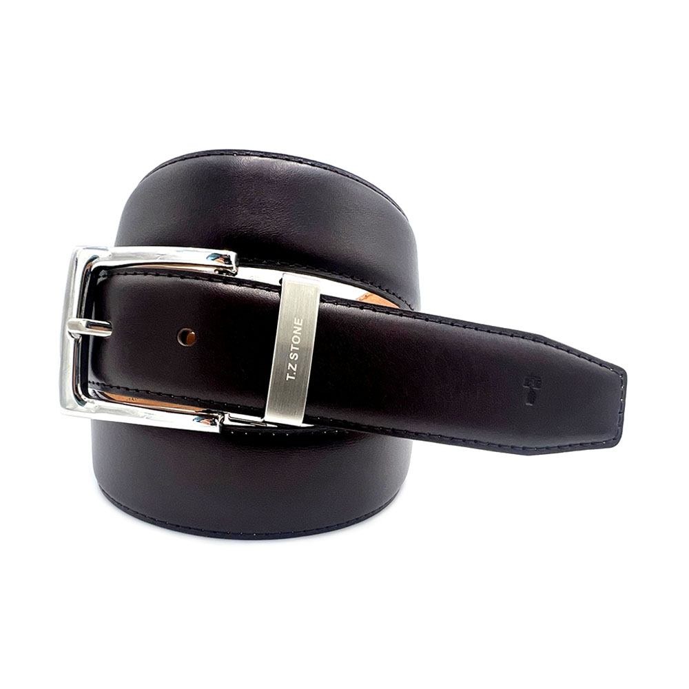 티지스톤 T.Z STONE-TZ1D122DB GOLF 남성 클래식 프리미엄 이태리카프 다크브라운 골프벨트, 다크브라운 123,400원