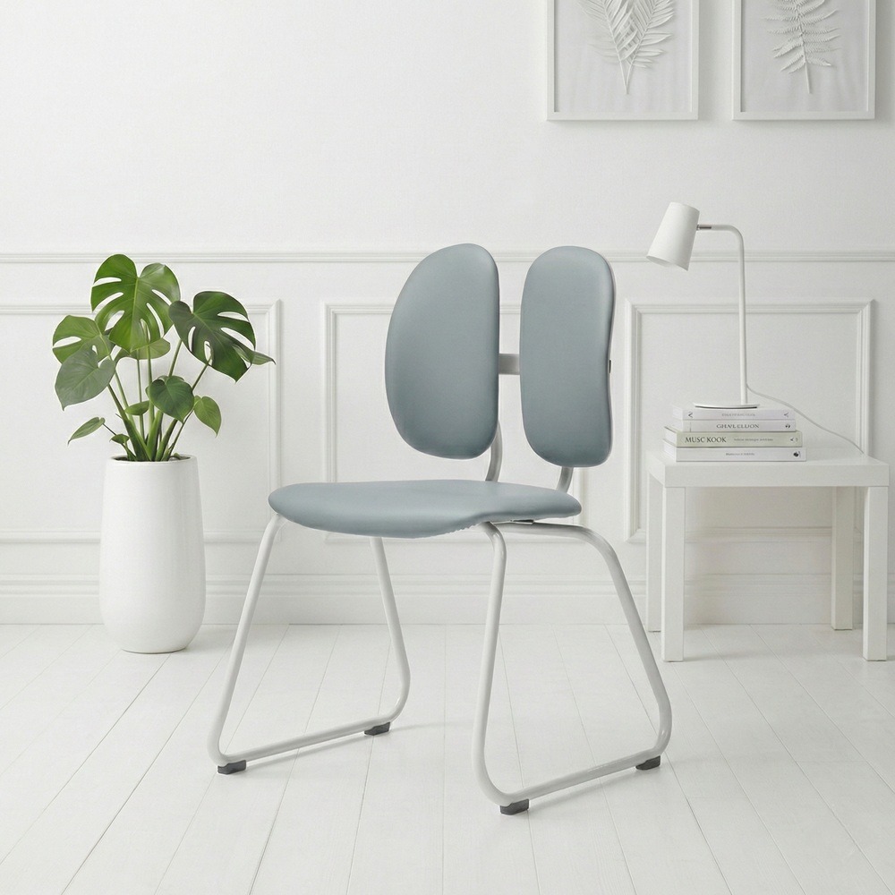 듀오백 집중형 책상 의자 D-043W, 그레이 114,000원