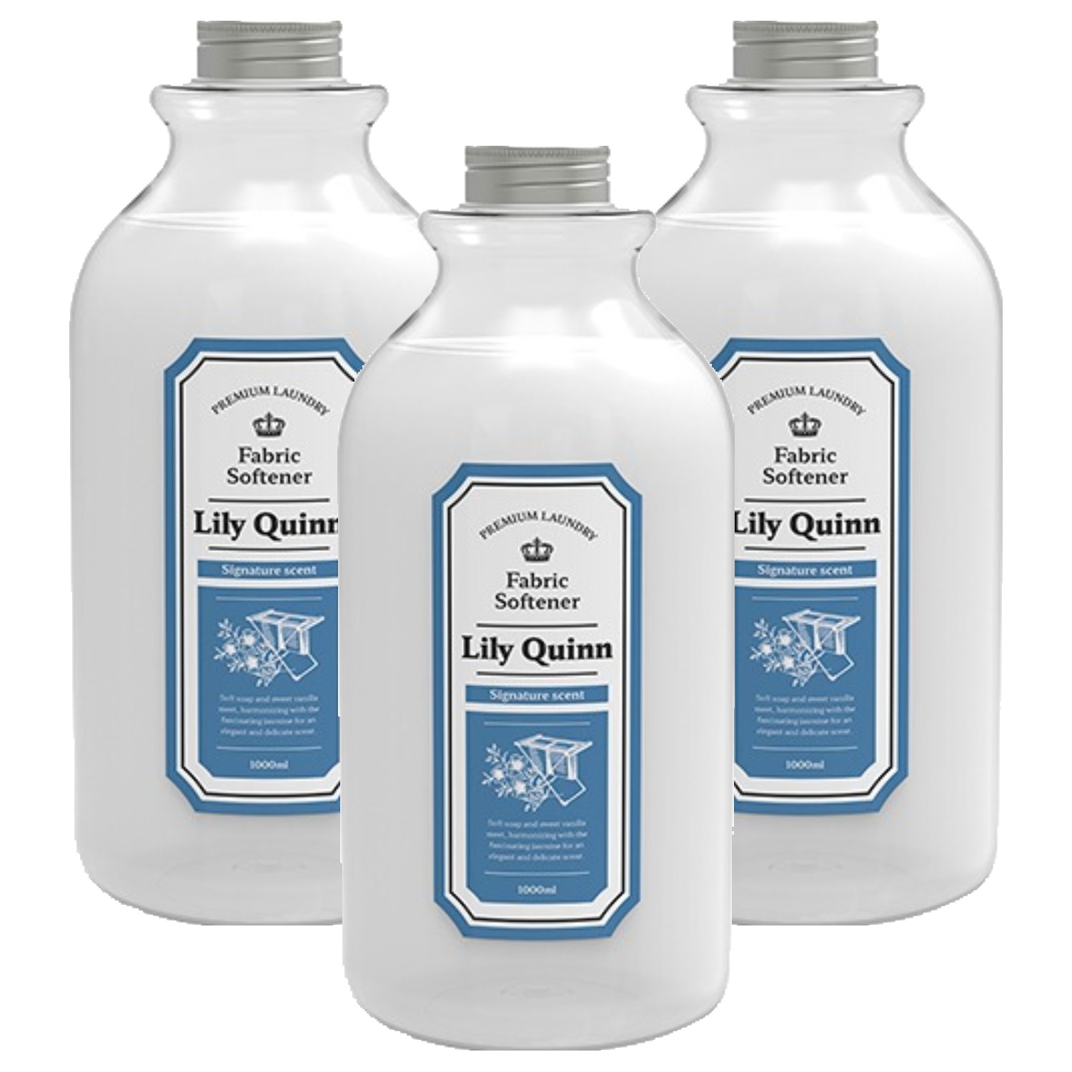 릴리퀸 프리미엄 섬유유연제 시그니처 본품, 1L, 3개 51,000원